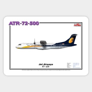 Avions de Transport Régional 72-500 - Jet Airways (Art Print) Sticker